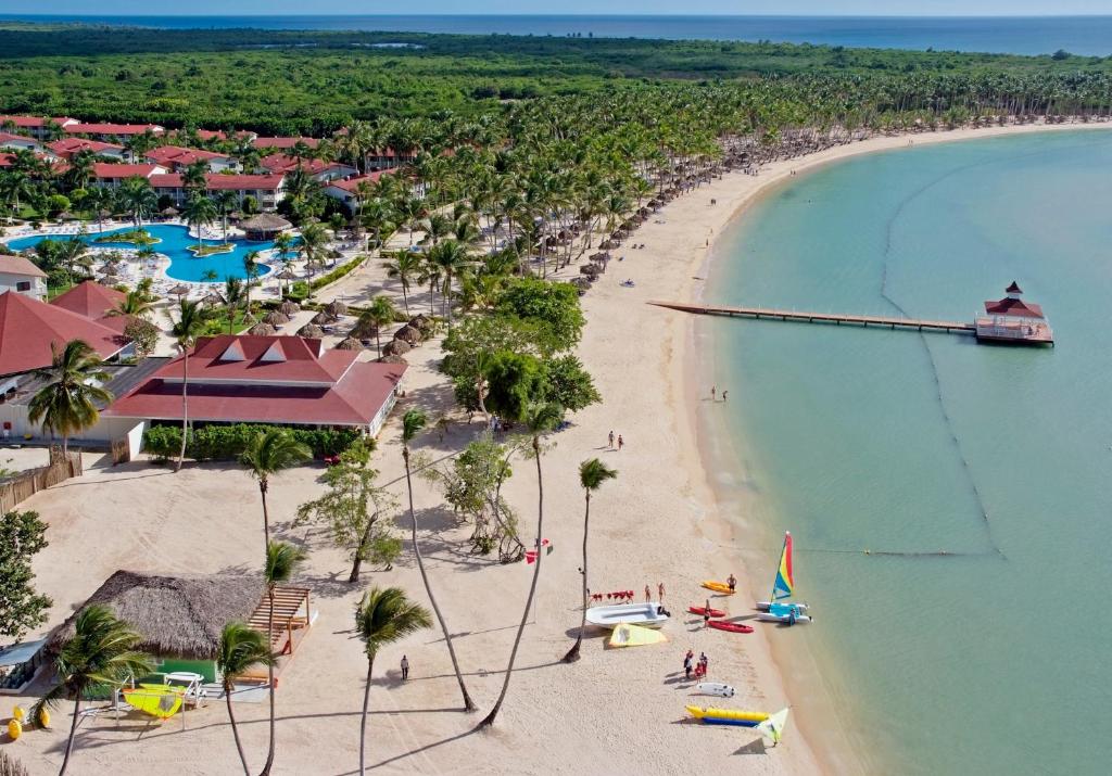Bahia Principe Luxury Bouganville adults-only all-inclusive resort in La Romana Dominican Republic with tropical gardens and beachfront pools.