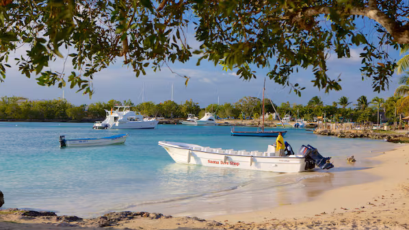 Bayahibe Beach near Secrets La Romana Resort & Spa with tropical beachfront views and clear Caribbean waters